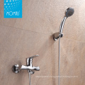 China sanitary ware brass single handle bathroom fittings modern bathtub tap wall mounted faucets